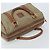 Céline Borsa a mano in tela Macadam CELINE in pelle PVC beige oro Auth 172224 D'oro - vista 6