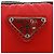 Custodia per telefono PRADA in nylon rosso argento autentica 165922V - vista 19