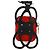 Custodia per telefono PRADA in nylon rosso argento autentica 165922V - vista 2