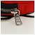 Custodia per telefono PRADA in nylon rosso argento autentica 165922V - vista 20