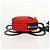 Custodia per telefono PRADA in nylon rosso argento autentica 165922V - vista 4