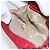 Bolso CHANEL de piel de cordero rojo oro CC Auth 172608 Roja Dorado - vista 11