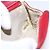 Bolso CHANEL de piel de cordero rojo oro CC Auth 172608 Roja Dorado - vista 12