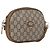 Borsa a Spalla GUCCI GG Plus Supreme PVC Beige Oro Auth 173465 D'oro