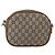 Borsa a Spalla GUCCI GG Plus Supreme PVC Beige Oro Auth 173465 D'oro - vista 2