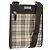 Borsa a spalla Nova Check Burberry in tela beige argento Auth ep13530