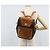 Céline CELINE Macadam Canvas Backpack PVC Leather Brown Gold Auth 169840 Golden - view 27