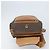Céline CELINE Macadam Canvas Backpack PVC Leather Brown Gold Auth 169840 Golden - view 9