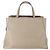 FENDI Borsa a mano To joule in pelle 2 in 1 Beige Argento Auth hk3360 - vista 2