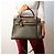 Hermès Borsa a mano Kelly 32 in pelle Taurillon Clemence Retourne Etain Taupe - vista 2