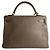 Hermès Borsa a mano Kelly 32 in pelle Taurillon Clemence Retourne Etain Taupe - vista 5
