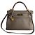 Hermès Borsa a mano Kelly 32 in pelle Taurillon Clemence Retourne Etain Taupe - vista 8