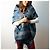Louis Vuitton Sciarpa reversibile in lana e cashmere Monogram Galaxy Blu - vista 4