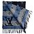 Louis Vuitton Sciarpa reversibile in lana e cashmere Monogram Galaxy Blu - vista 7