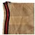 Gucci Foulard GG Supreme in seta e cotone a righe D'oro - vista 6