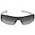 Gafas de sol sin montura GUCCI de plástico Blanco Gris Auth am10786 Castaño - vista 2