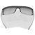 Gafas de sol sin montura GUCCI de plástico Blanco Gris Auth am10786 Castaño - vista 3