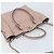 Valentino Borsa Tote in pelle 2 in 1 Rosa Oro Auth BA10420 D'oro - vista 6