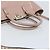 Valentino Borsa Tote in pelle 2 in 1 Rosa Oro Auth BA10420 D'oro - vista 7