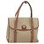Céline Borsa a mano in tela Macadam CELINE in pelle PVC beige oro Auth 172281 D'oro - vista 13