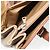 Céline Borsa a mano in tela Macadam CELINE in pelle PVC beige oro Auth 172281 D'oro - vista 24