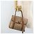 Céline Borsa a mano in tela Macadam CELINE in pelle PVC beige oro Auth 172281 D'oro - vista 27
