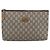 GUCCI GG Plus Supreme Clutch Bag PVC Beige Oro Auth am10687 D'oro - vista 13