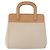 CARTIER Borsa a Mano Pelle Beige Argento Auth bs33554 - vista 2