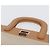 CARTIER Borsa a Mano Pelle Beige Argento Auth bs33554 - vista 9