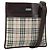 Borsa a Spalla Nova Check Burberry Canvas Beige Argento Auth 172244