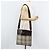 Borsa a Spalla Nova Check Burberry Canvas Beige Argento Auth 172244 - vista 21