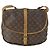 LOUIS VUITTON Borsa a Spalla Monogram Saumur 35 M42254 LV Auth BA10390 Monogramma - vista 2