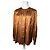 Blusa in seta vintage Dior marrone arancione M