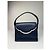Vintage Courreges Paris Lederhandtasche Marineblau - Ansicht 10