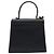 Salvatore Ferragamo Gancini Convertible Top Handle Leather Medium Black - view 2