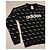 Adidas Sweatshirt mit Allover-Logo Schwarz - Ansicht 5