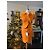 Traje de falda Thierry Mugler naranja de algodón - vista 12