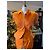 Traje de falda Thierry Mugler naranja de algodón - vista 16