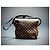 Naviglio Borsa Messenger Damier Ebene Louis Vuitton Marrone - vista 2