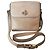 Céline Borsa in Pelle Celine Twist Logo Beige