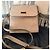 Céline Borsa in Pelle Celine Twist Logo Beige - vista 11