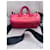 Borsa Moncler Evera in Pelle e Nylon Rosso - vista 3