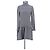 Valentino Graues Wollkleid