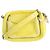 Borsa a tracolla Claris Virot in pelle gialla