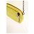 Borsa a tracolla Claris Virot in pelle gialla - vista 3