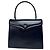 Vintage Givenchy Lederhandtasche in Marineblau