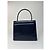 Vintage Givenchy Lederhandtasche in Marineblau - Ansicht 2