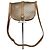 Céline Vintage Celine Paris Triomphe Monogram Ledertasche Beige Gold