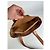 Céline Vintage Celine Paris Triomphe Monogramm Leder Eimer Tasche Braun Grün Beige - Ansicht 3