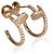 Orecchini Juste Un Clou in oro rosa e diamanti modello piccolo di Cartier - vista 2